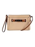 COACH Women's Coach Swagger Wristlet DK/Beechwood Multi Cross Body