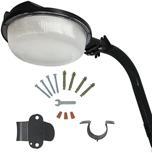 DXpro LED Dusk to Dawn 58W Yard &amp; Barn Light (Accessories Included), Outdoor Lighting (150W - 300W Eq), 10 Year Warranty, Free Dusk to Dawn Photocell, 5,800 Lumen, ETL &amp; DLC