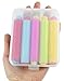 5xLunies Chalk Holder with Storage Hard Case - Blackboard Adjustable Clip Set for Teachers Kids School Office Drawing Board 3.7