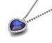REINDEAR Moive Titanic Pretty HEART OF THE OCEAN Big Czech Blue CRYSTAL Pendant NECKLACE US Seller