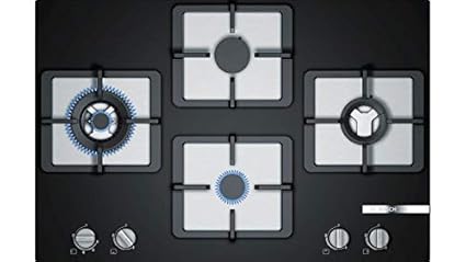 Buy Bosch Built In Gas Hob Glass Top 4 Burner Black Ppi7s6f20i
