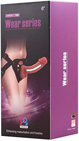 Toppromise Realistic Strap-On her Brown