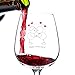 Happy Anniversary! Wine Glass- 12.75 oz. - Romantic Red or White Wine Glass - Made in USA – Cool Present Idea for Anniversary, Newlywed, Wife or Her (Qty. 1)