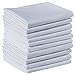 100% Brushed Microfiber 10-Piece Pillowcase Pack with 2-Inch Hems, Standard, White 21x30 (fits 20x26)