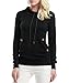 Begonia.K Women Lightweight Pullover Hoodies Casual Long Sleeve Drawstring Pullover Sweatshirts with Pockets