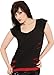 Spiral - Womens - URBAN FASHION - 2in1 Red Ripped Top Black