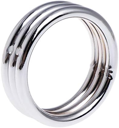 Tingze416 Stainless Steel Lock Ring for Man,1pc