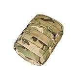 Tactical First Aid Pouch, MOLLE Compatible - Multicam Multi cam Medic EMT Pouch