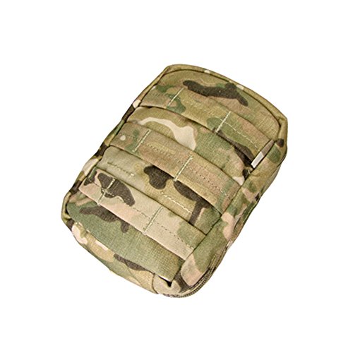 Tactical First Aid Pouch, MOLLE Compatible - Multicam Multi cam Medic EMT Pouch
