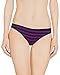 Nabtos Women's Sexy Cotton Bikini Stripes Underwear Panties Pack of 3 (Medium, Rose Stripes)