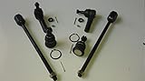 PartsW 6 Pieces Kit Inner & Outer Tie Rods and Lower Ball Joints