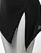 JJ Perfection Women's Asymmetrical Hem Short Sleeve Cowl Neck Draped Top