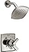 Delta Faucet Ashlyn 17 Series Dual-Handle Shower Faucet, Shower Trim Kit with Single-Spray Touch-Clean Shower Head, Stainless T17264-SS (Valve Not Included)