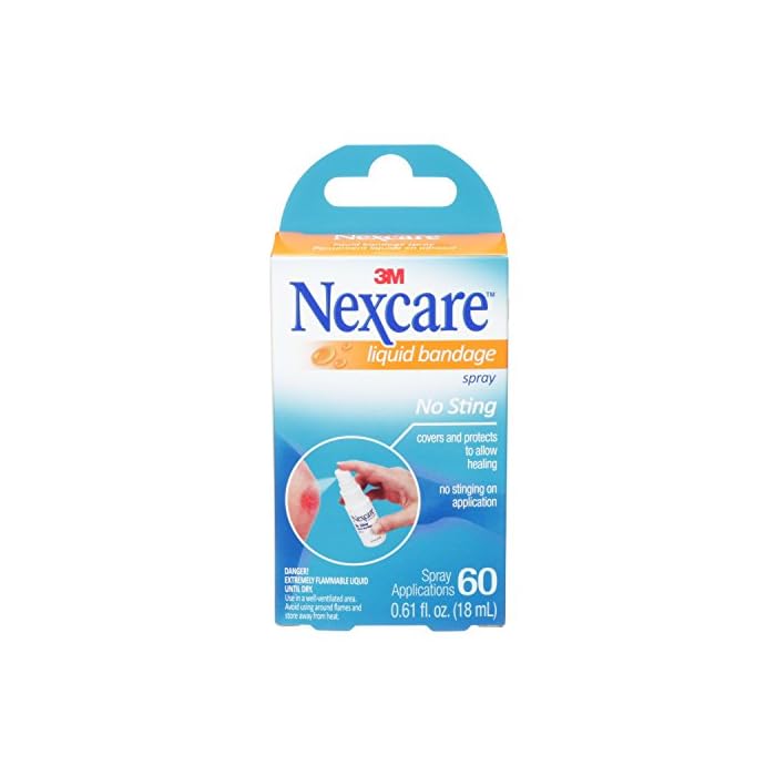 Nexcare No-Sting Liquid Bandage .61 Fluid Ounces, Clear (118-03)