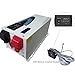 Power Inverter 2000w Peak 6000w Pure Sine Wave Inverter Mabelstar inverter with Charger 65A, DC 12V AC 110v 60HZ Converter LCD