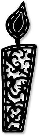 Zgws Kerze Metall Cuttting Stirbt Cut Sterben Scrapbooking Papier Handwerk Messer Mould Blade Punch Schablone Vorlage 96 26 Mm Amazon De Kuche Haushalt