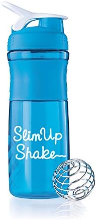 Slimup Blender Bottle by Slimup, 28 Fl. oz., Protein Shake Mixing Cup with Steel Whisk Ball