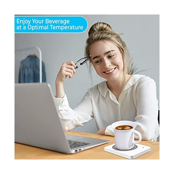 UK-wall-Plug-Coffee-Mug-Warmer-with-Ceramic-Cup-Electric-Cup-Warmer-with-Ceramic-Heating-150F-Coffee-Cup-Warmers-Portable-Heater-for-Tea-Cocoa-Milk-Home-Office-Accessories-and-Gadgets-For-Men UK wall Plug Coffee Mug Warmer with Ceramic Cup Electric Cup Warmer with Ceramic Heating 150°F Coffee Cup Warmers…