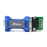 DTech RS232 to RS485 Converter Serial Communication Data Adapter with TX RX LED Indicators and Terminal Board