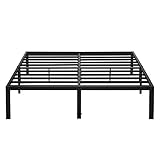 Olee Sleep OVC14BX06F Bed Frame, Full, Black