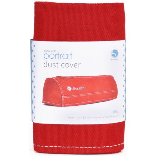 Silhouette Portrait Dust Cover, Red