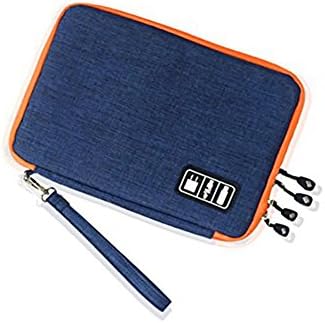 BigBoss Cable Organizer Electronic Travel Organizer Bag Accesories Pouch Gear Waterproof Storage Bag (Blue)
