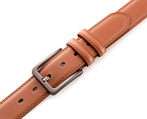 Mens Belt - Autolock Genuine Leather Dress Belt - Classic Casual Belt for Men in Gift Box