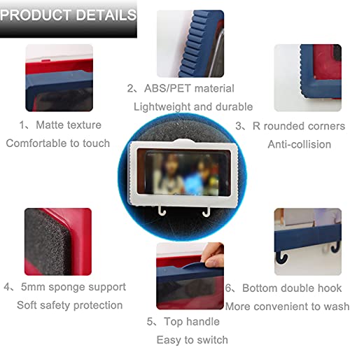 Wmbzxh Wall Mount Shower Phone Holder Waterproof Shower TV Case for