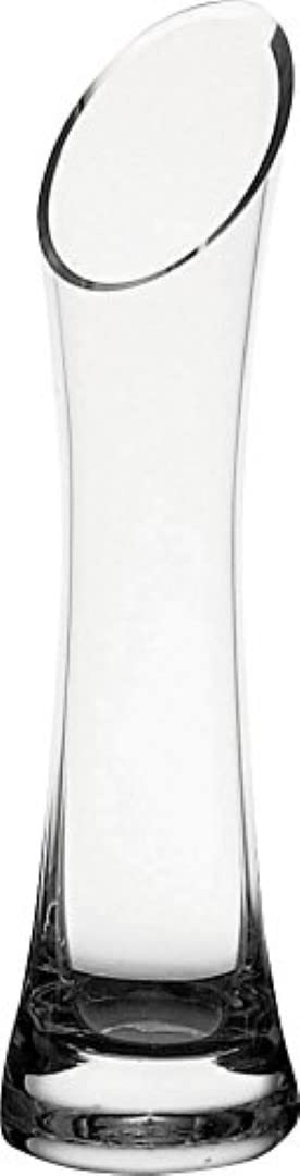 Utopia R99794 Pinch Wall Angle Cut Vase, H: 200 mm (Pack of 12)