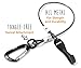 Mighty Paw Dog Seat Belt - Chew-Proof Metal Safety Restraint - Steel Braided Vehicle Tether - Rock Climbers Carabiner Included - Pet Car Leash Seat Belts - Dogs Car Safety Harness -Black, 60cm