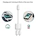 Headphone Jack Adapter for iPhone 7 Dual Audio Cables 4 in 1 Splitter Accessories for Audio+Charge+Volume Control+Call Compatible for iPhone XS/MAX/XR/X/8/8Plus/7/7Plus Support All iOSthumb 1
