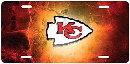 Panda KC Chiefs Aluminum Novelty License Plate License Frame Custom Metal License Plate for Car Novelty License Plate 12 inch X 6 inch