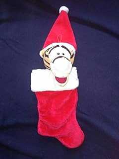 Stocking Plush Head Santa Hat 
