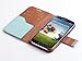 Galaxy S4 Case, Samsung Galaxy S4 Case ULAK PU Leather Stand Wallet Case Cover for Samsung Galaxy S4 with Auto Wake/Sleep Smart Cover Function ID Card Holder/Card Slot + Hand Chain for Samsung Galaxy S4 IV i9500 (Blue+Black+Green)