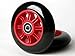 FREEDARE Scooter Wheels 100mm for Scooter Replacement Wheels with Bearings (Pack of 2)