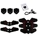 zociko ABS Stimulator Muscle Toner, Abdominal Toning Belt Muscle Smart EMS Body Trainer, USB Rechargeable LCD Display 6 Modes & 9 Levels Wireless Portable Unisex Fitness Training Fat Burnin