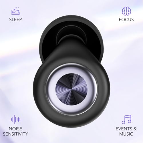 Ear Plugs for Sleeping Noise Cancelling, 45 dB Noise Reduction Earplugs Silicone Concert EarPlugs for Reusable