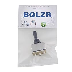 BQLZR Black Electric Guitar Enclosed 3 Way Toggle