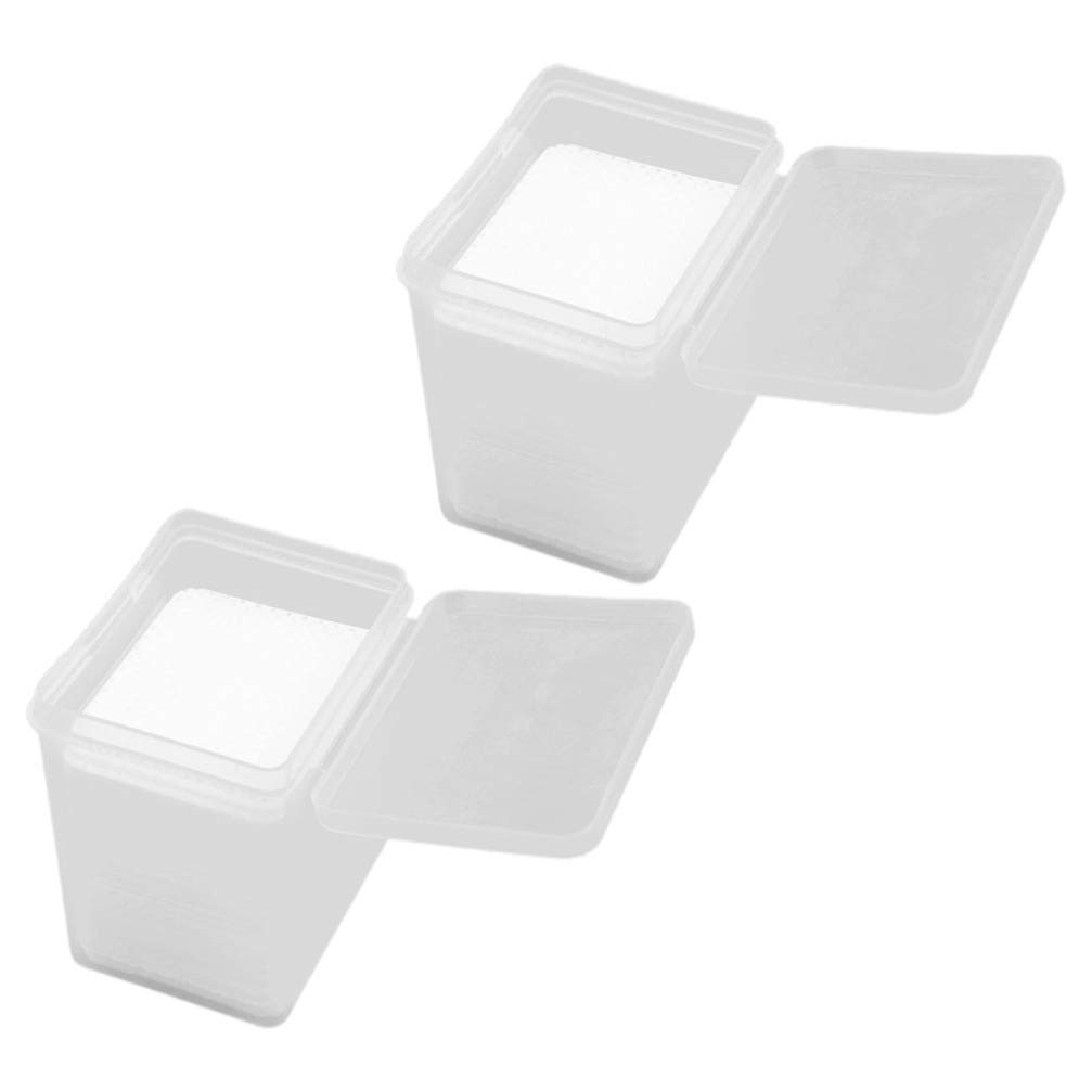 Minkissy 400pcs Eyelash Extension Wipes Non-Woven Fabric Eyelash Cleaning Pad Lash Extension Adhesive Wipes for Eyelash Extension Tabs Nail Polish