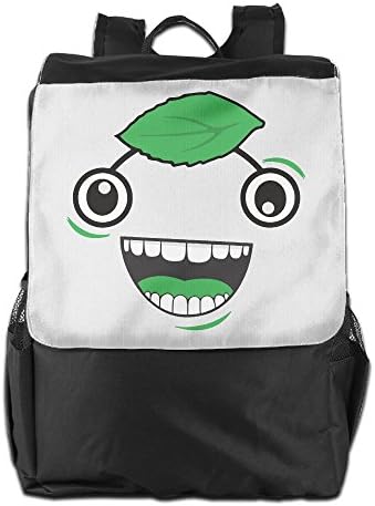 Amurder Outdoor Guava Juice Logo Travel Backpack Shoulder Rucksack Bag Unisex Black