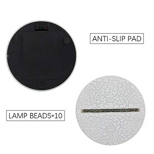 Raven Battle Royale LED Lamp with Crack Base Changeable USB Touch Light