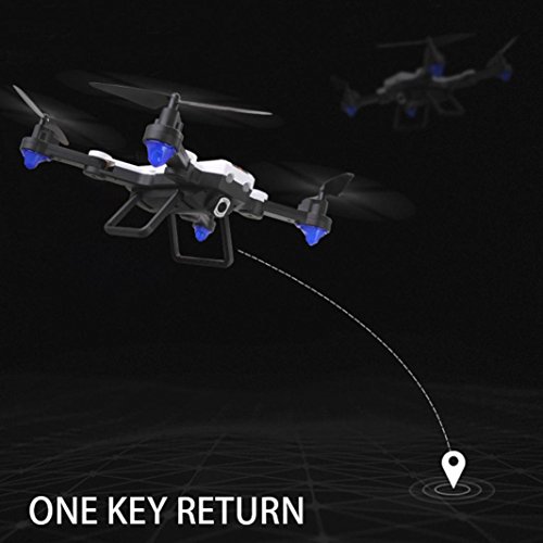 Wifi FPV Drone with 720P Wide-Angle HD Camera Live Video RC Quadcopter with Altitude Hold, Gravity Sensor Function, RTF and Easy to Fly for Beginner (A) - Thumbnail 4