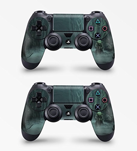giZmoZ n gadgetZ PS4 Slim Console Yoda from Starwars Skin Decal Vinal Sticker + 2 Controller Skins Set - Thumbnail 2