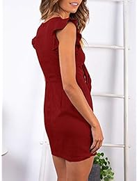 GAMISOTE - Mini vestido de playa para mujer con correa de verano