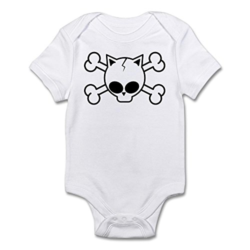 CafePress Skull and Cat Bones Infant Bodysuit - Cute Infant 
