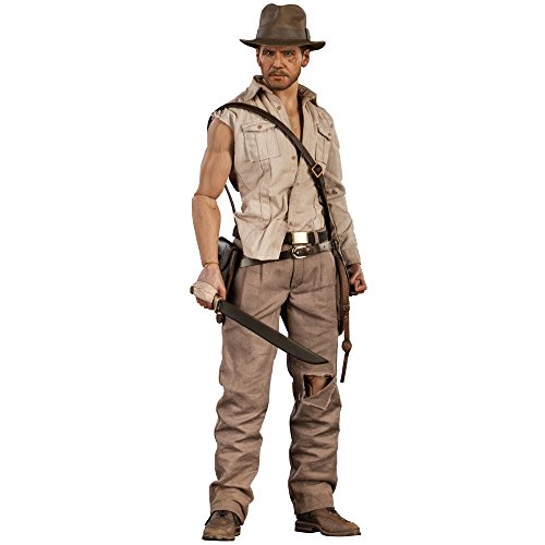 Sideshow Six scale Indiana Jones / Temple of Doom / legendary Indiana Jones 1/6 scale plastic-painted action figure サイドショウ・シックス・スケール インディ・ジョーンズ/魔宮の伝説 インディアナ・ジョーンズ 1/6スケール プラスチック製 塗装済み可動フィギュア'.