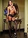 Dreamgirl Women’s Sheer Thigh High Pantyhose, Hosiery, Nylons, Stockings with Comfort Lace Top Anti-Slip Silicone Elastic Band