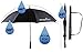 Athletico 68 inch Automatic Open Golf Umbrella - Extra Large Double Canopy Umbrella is Windproof and Waterproof - Features Ergonomic Rubber Handle