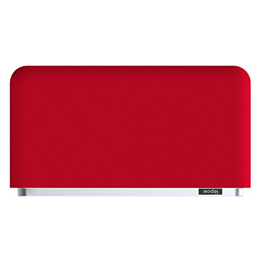 Lepow Phone charger Retro, One of the Smallest and Lightest 10000mAh External Batteries, Ultra-Compact, High-speed Charging Technology Power Bank for iPhone, Samsung Galaxy and More-Red