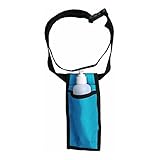 Single Adjustable Massage Oil/Lotion Holster - Aqua